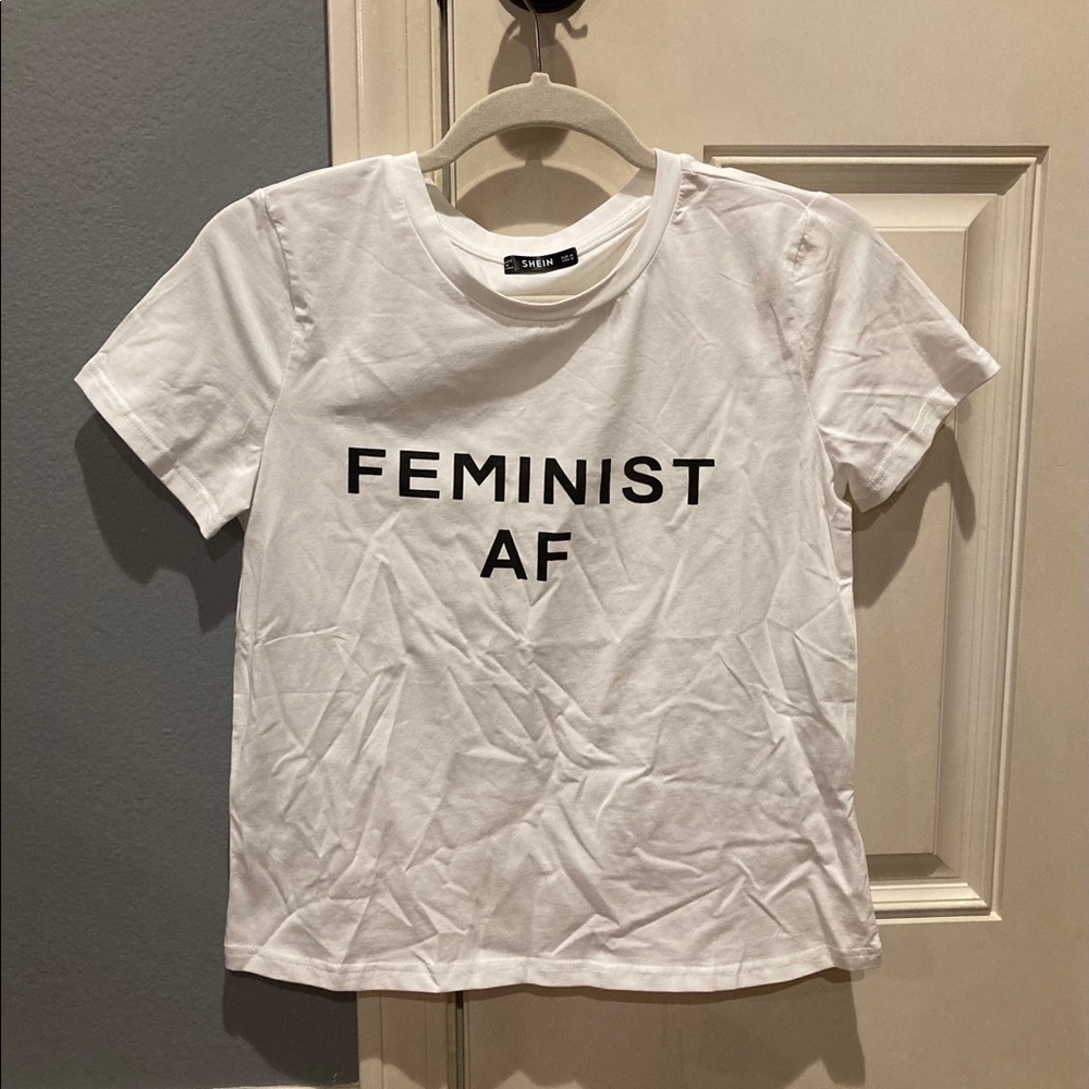 SHEIN Feminist AF T-Shirt